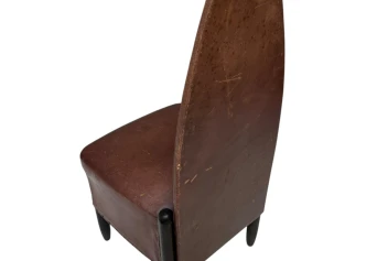 Art Deco Amsterdamse School High-Back Side Chair by Michel de Klerk, 1916/1925